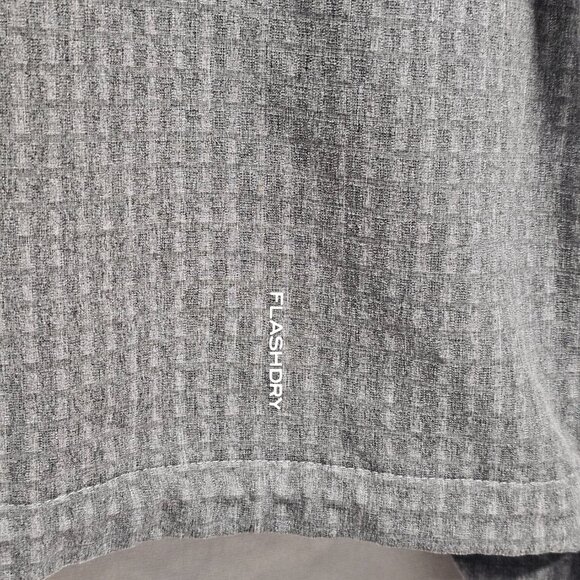 The North Face Tekware Grid Hoodie Men Size L Gray Full Zip - Picture 12 of 16